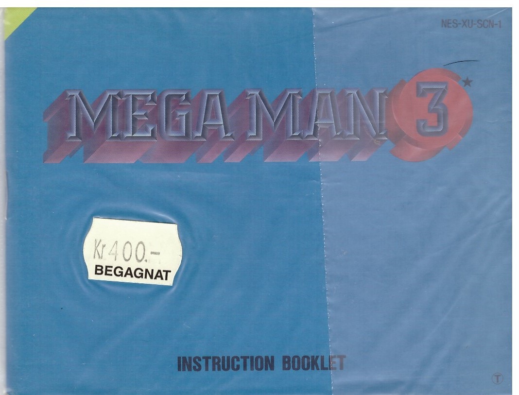MEGAMAN 3 (NES MANUAL)